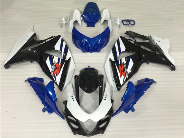 Online Blanco Azul Negro Kits Completo Carenados Moto Suzuki GSXR 1000 2009-2016