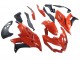 Online Rojo Negro Mate Carenado Moto Kawasaki Versys 650 2015-2021