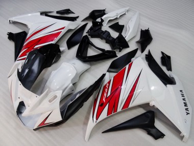 Online Blanco Rojo Negro Carenado Moto Yamaha FZ6R 2009-2015