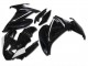 Online Negro Brillante Blanco Carenado Moto Yamaha FZ6R 2009-2015