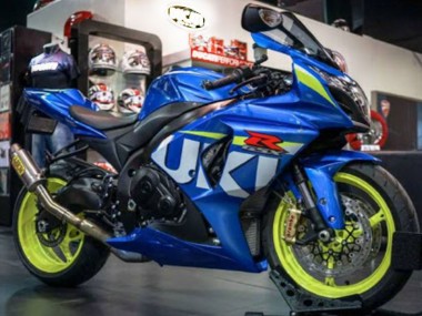 Online Azul Verde Blanco Carenados Moto Suzuki GSXR 1000 2009-2016