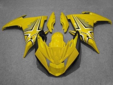 Online Amarillo Negro Carenado Moto Yamaha FZ6R 2009-2015