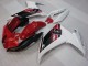 Online Rojo Blanco Negro 6 Carenado Moto Yamaha FZ6R 2009-2015