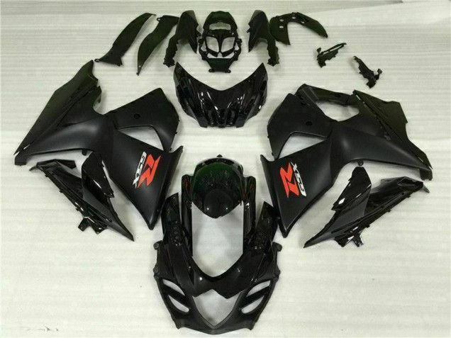 Online Negro Brillante Negro Mate Carenados Moto Suzuki GSXR 1000 2009-2016