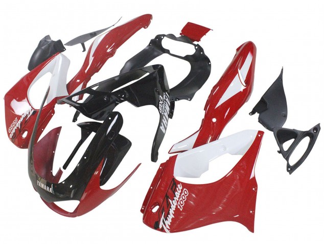 Online Rojo Negro Blanco Thunderace Kits Carenados Moto Yamaha YZF 1000R Thunderace 1997-2007