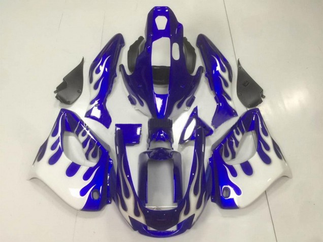 Online Azul Blanco Carenados Moto Yamaha YZF 1000R Thunderace 1997-2007