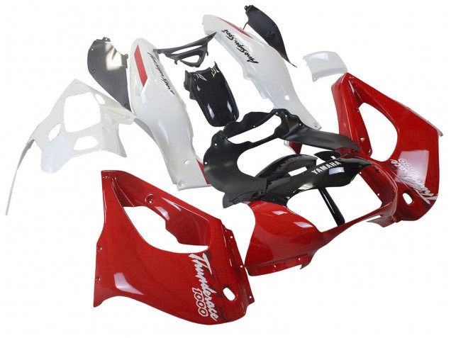 Online Rojo Negro Blanco Thunderace Carenado Moto Yamaha YZF 1000R Thunderace 1997-2007