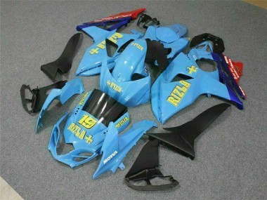 Online Azul Amarillo Rizla 19 Rojo Carenado Moto Suzuki GSXR 1000 2009-2016