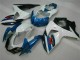 Online Blanco Azul Negro Kits Carenado ABS Suzuki GSXR 1000 2009-2016