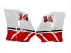 Online Blanco Rojo Negro Carenado Moto Yamaha RZV500 / RD500 1985-1987