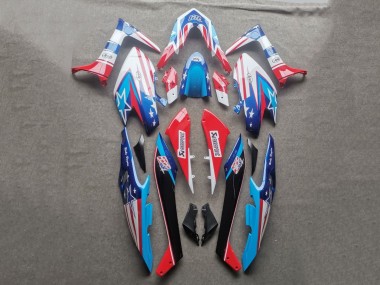 Online Azul Claro Rojo Negro Carenado Moto Yamaha TMAX560 2019-2021