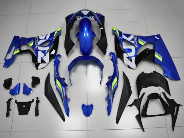 Online Azul Blanco Verde Carenado Moto Suzuki GSXR 1000 2017-2024