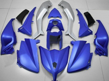 Online Azul Mate Plata Carenado Moto Yamaha TMAX530 2012-2014
