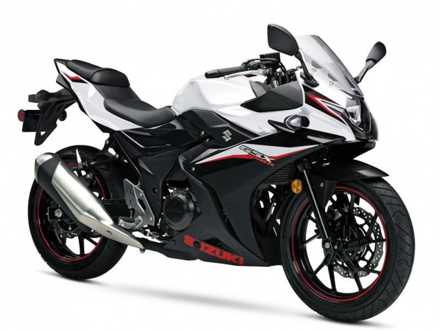 Online Blanco Negro Carenados Moto Suzuki GSX250R 2017-2020