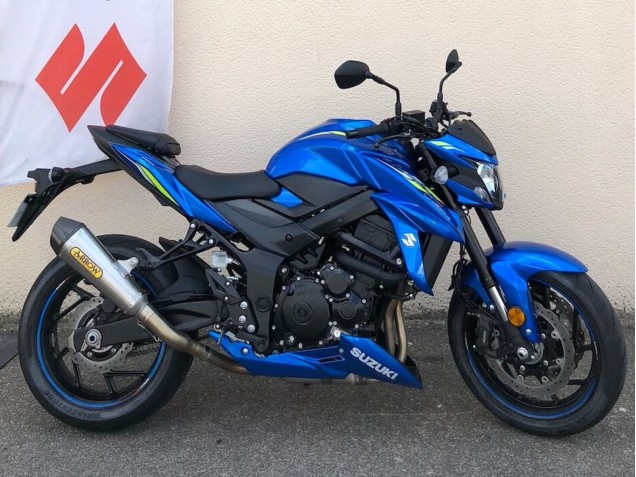 Online Azul Negro Carenado Moto Suzuki GSX-S 750 2017-2022