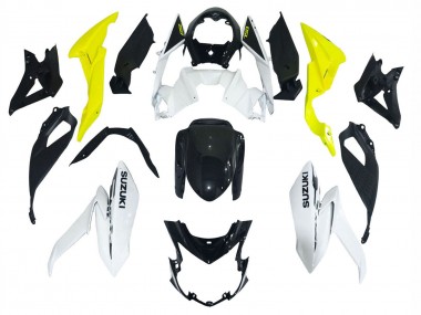 Online Blanco Amarillo Carenado Moto Suzuki GSX-S 750 2017-2022