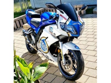 Online Blanco Azul Lucky Strike Motul Carenado Moto Suzuki SV650 2003-2013