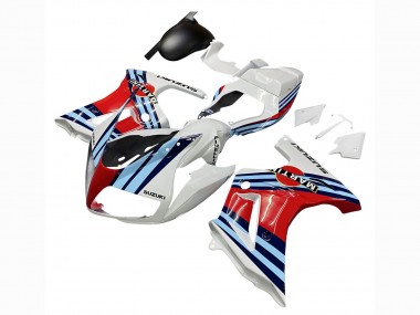 Online Blanco Rojo Azul Martini Carenado Moto Suzuki SV650 2003-2013