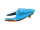 Online Azul Amarillo Rojo Plata Tiburón Carenado Moto Suzuki SV650 2003-2013