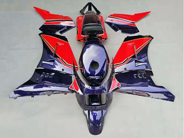 Online Azul Oscuro Brillante Rojo Carenado Moto Suzuki RG400 RG500 RG400/500 1984-1987