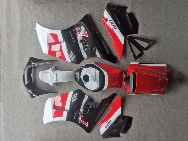 Online Blanco Rojo Negro Carenado Moto Suzuki RG400 RG500 RG400/500 1984-1987