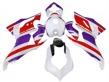 Online Blanco Púrpura Rojo Negro Brillante Carenado Moto Ducati Panigale V2 2020-2024