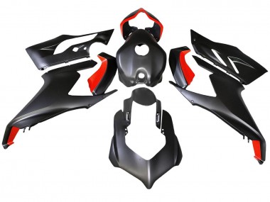 Online Rojo Negro Mate Kits Carenados Moto Ducati Panigale V2 2020-2024