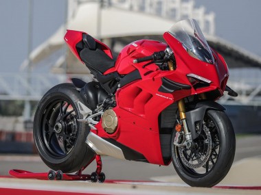 Online Rojo Negro Mate Carenados Moto Ducati Panigale V4 V4S 2020-2021