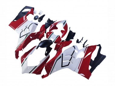 Online Blanco Rojo Verde Negro Mate Carenado Moto Ducati Panigale V4 V4S 2020-2021