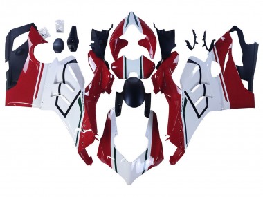 Online Blanco Rojo Verde Negro Mate Carenado Moto Ducati Panigale V4 V4S 2020-2021
