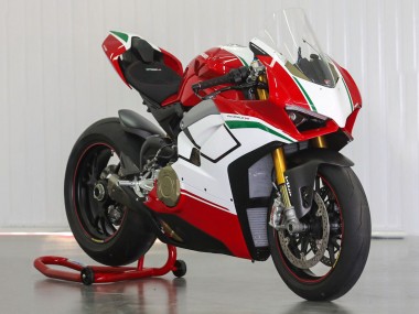 Online Blanco Rojo Verde Negro Brillante Carenado Moto Ducati Panigale V4 V4S 2018-2019