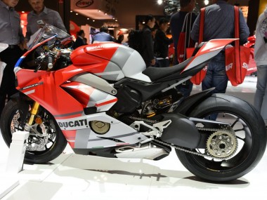 Online Blanco Plata Rojo Negro Brillante Carenado Moto Ducati Panigale V4 V4S 2018-2019