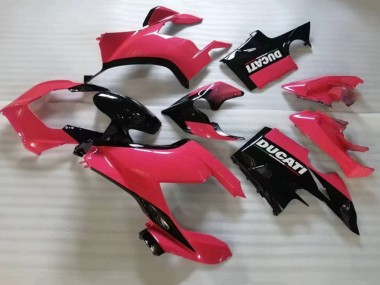 Online Rosa Negro Brillante Carenados Moto Ducati Panigale V4 V4S 2020-2021