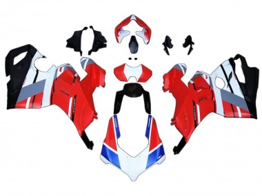Online Blanco Azul Rojo Negro Brillante Carenado Moto Ducati Panigale V4 V4S 2020-2021
