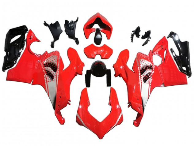 Online Rojo Blanco Negro Brillante Carenado Moto Ducati Panigale V4 V4S 2020-2021