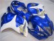 Online Blanco Azul Carenado Moto Suzuki GSXR 1300 Hayabusa 2008-2020