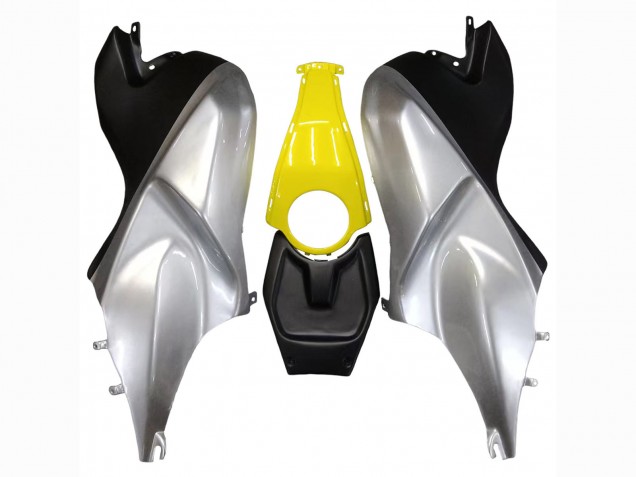 Online Amarillo Plata Negro Mate Carenado Moto BMW K1200S 2005-2010