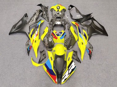 Online Amarillo FibraCarbono Carenado Moto BMW S1000RR 2023-2024