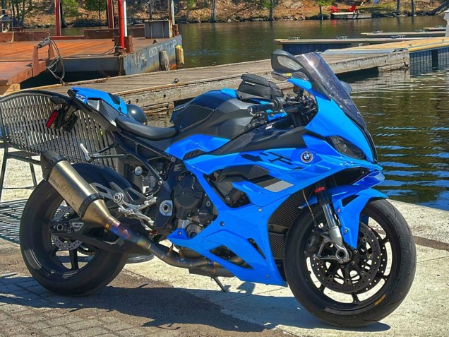 Online Azul Brillante Carenados Moto BMW S1000RR 2023-2024
