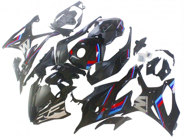 Online Negro Azul Rojo Carenado Moto BMW S1000RR 2023-2024