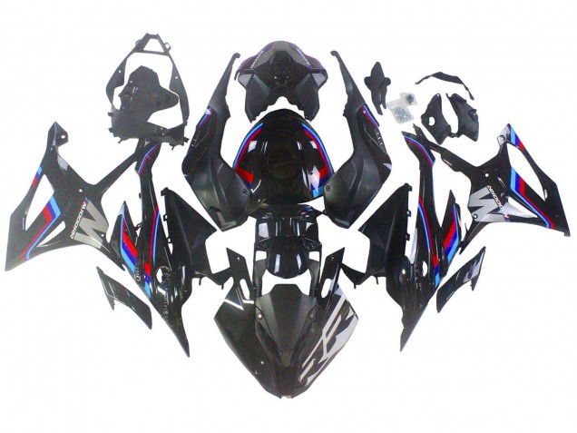 Online Negro Azul Rojo Carenado Moto BMW S1000RR 2023-2024