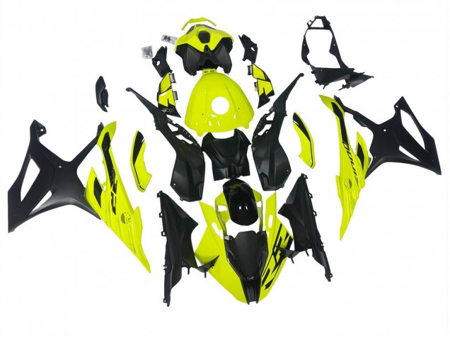 Online Amarillo Negro Carenado Moto BMW S1000RR 2023-2024