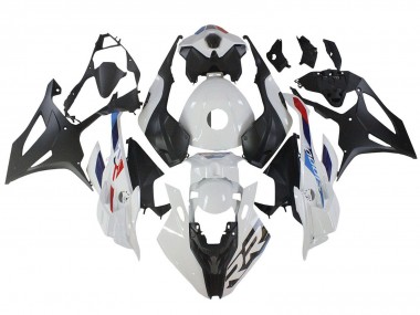 Online Blanco Azul Rojo Negro Mate Carenados Moto BMW S1000RR 2023-2024