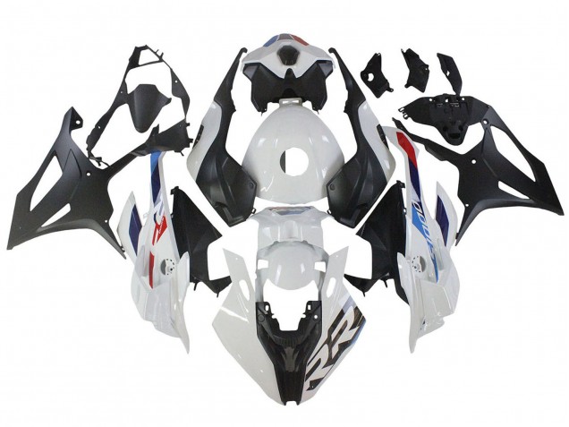 Online Blanco Azul Rojo Negro Mate Carenados Moto BMW S1000RR 2023-2024