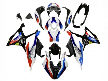 Online Azul Rojo Blanco 77 Carenado Moto BMW S1000RR 2019-2022
