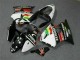 Online Blanco Rojo Amarillo Verde Negro Brillante Estrella EuroBet Carenado Moto Kawasaki ZX6R 2000-2002