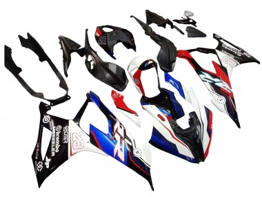 Online Azul Rojo Blanco 23 Carenado Moto BMW S1000RR 2019-2022