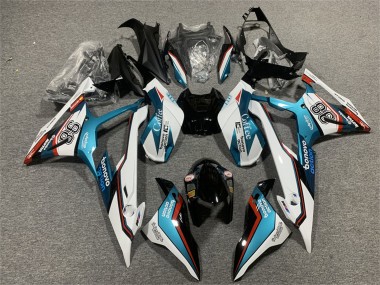 Online Azul Rojo Blanco Motul 98 Carenado Moto BMW S1000RR 2019-2022