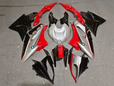 Online Negro Plata Rojo Carenado Moto BMW S1000RR 2019-2022