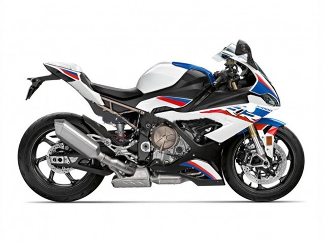 Online Azul Blanco Rojo Carenado Moto BMW S1000RR 2019-2022